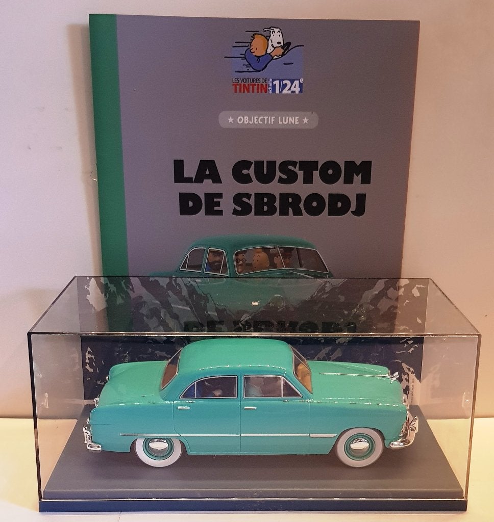 Les voitures de Tintin 1/24 N40, "La custom de Sbrodj", Verzenden, Kuifje, Nieuw, Beeldje of Figuurtje
