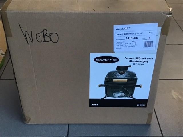 Berghoff keramische 16 inch bbq nog verpakt   NEW, Tuin en Terras, Ophalen, Nieuw, Hout