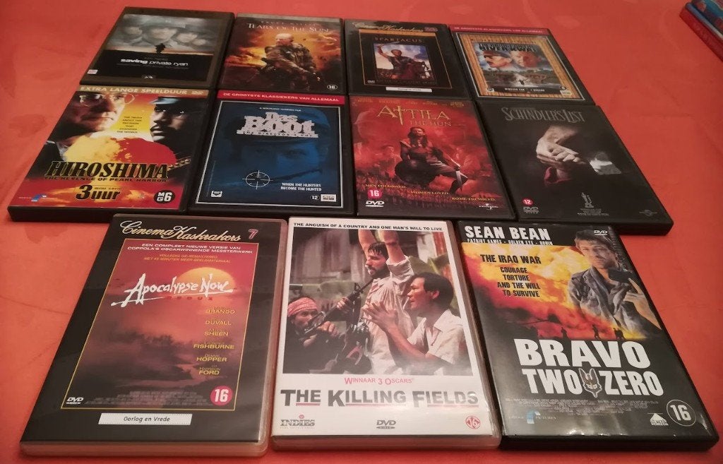 Dvd avonturen en oorlog films, Cd's en Dvd's, Dvd's | Avontuur, Ophalen of Verzenden, Zo goed als nieuw