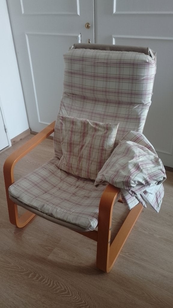 GRATIS - Ikea Poang stoel, Huis en Inrichting, Ophalen, Gebruikt