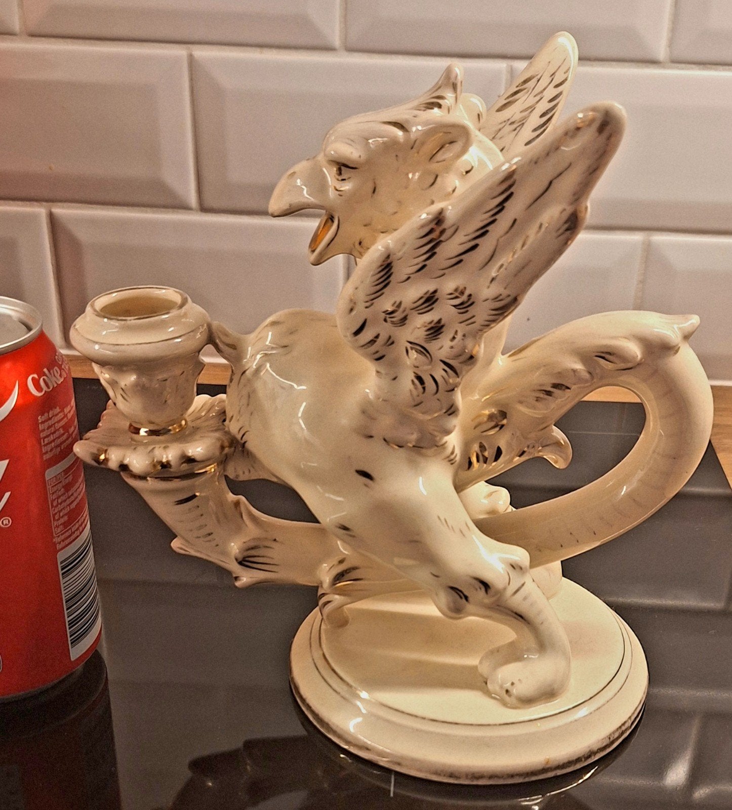 Vintage Italiaanse Colonnata Sesto Fiorentino Griffioen Kand, Enlèvement ou Envoi