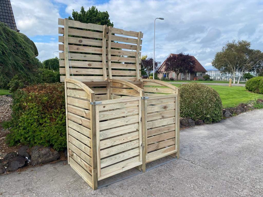 Nette container ombouw, Jardin & Terrasse, Stockage & Armoires de jardin, Neuf, Stockage de conteneurs, Bois, Enlèvement ou Envoi