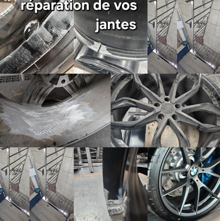 Reparatie van gebarsten of bekraste velgen