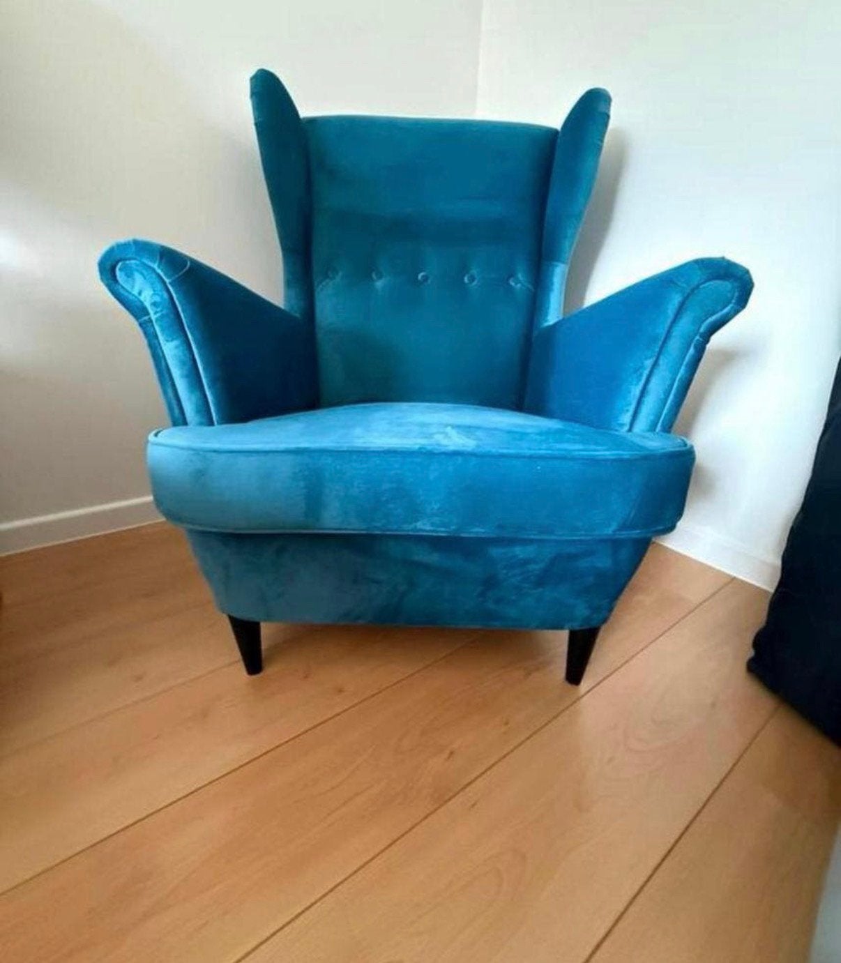 IKEA strandmond oorfauteuil, Huis en Inrichting, Ophalen, Nieuw