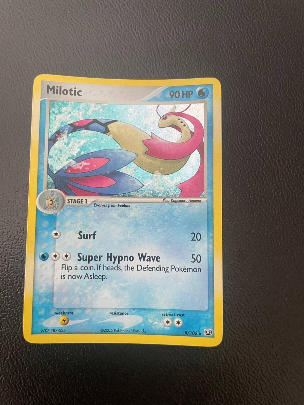 Milotic holo ex emerald NM, Ophalen of Verzenden, Zo goed als nieuw