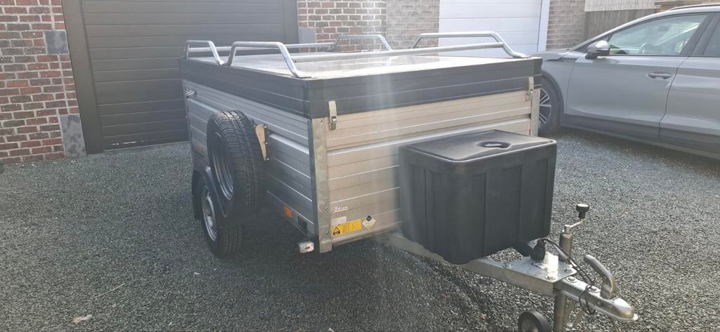 Aanhangwagen, remorque, bagagewagen 250 cm, 750kg MTM Saris, Caravans en Kamperen, Ophalen