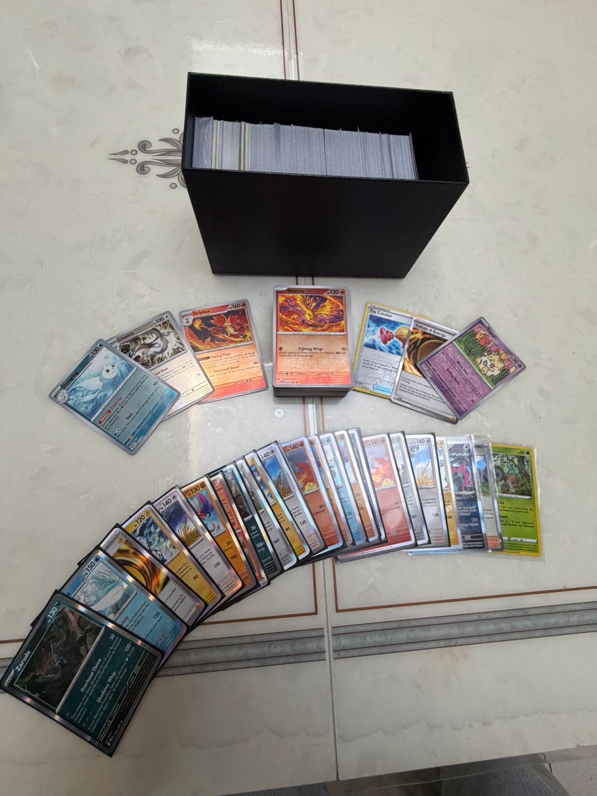 Bulk + holo’s pokemon Pitch Black, Ophalen of Verzenden, Zo goed als nieuw
