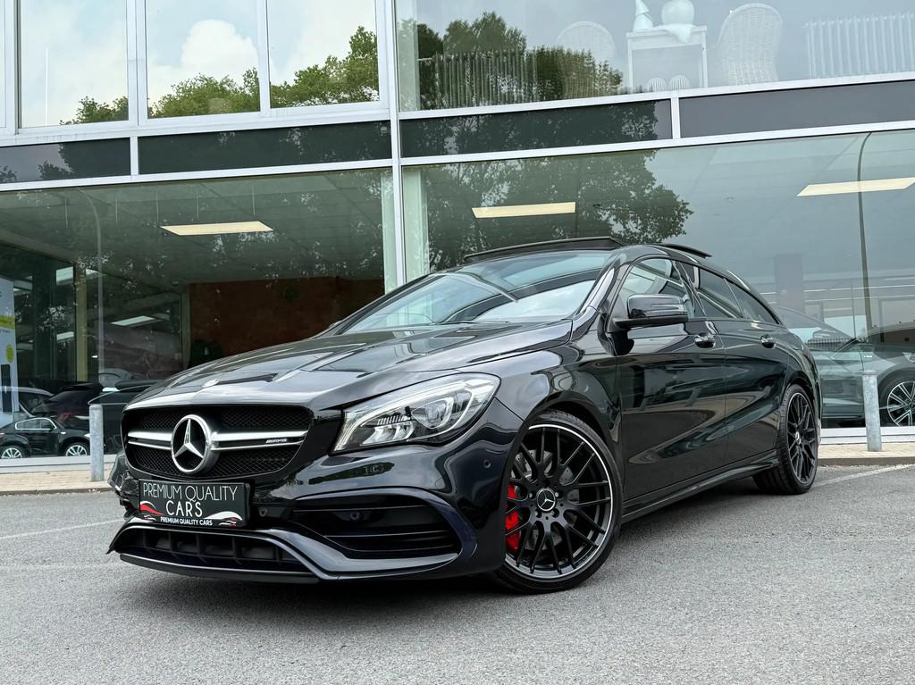 Mercedes-Benz CLA 45 AMG 45 AMG / PANO / CARPLAY / SPORTUITL, Auto's, Mercedes-Benz, Bedrijf, Te koop, CLA, 4x4, ABS, Adaptieve lichten