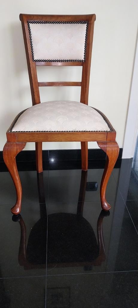 2 Queen Anne stoelen subliem design 19 de eeuw, Antiek en Kunst, Ophalen