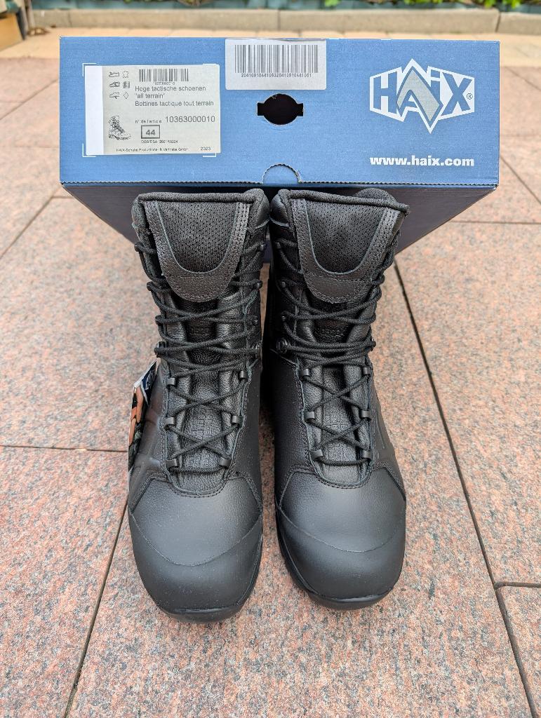 HAIX hoge tactische schoenen 'all terrain' POLITIE maat 44, Kleding | Heren, Schoenen, Ophalen, Nieuw, Werkschoenen, Zwart