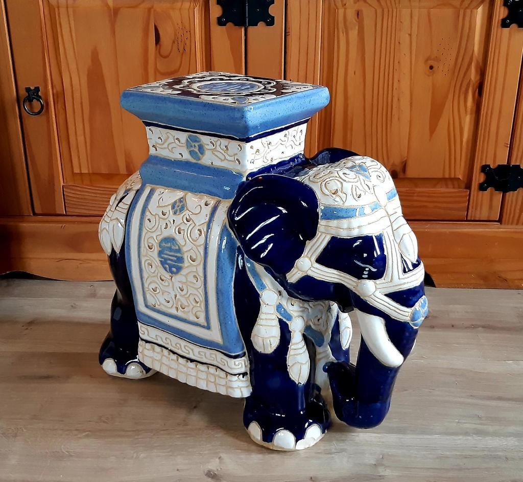 Vintage plantenstaander olifant, Ophalen