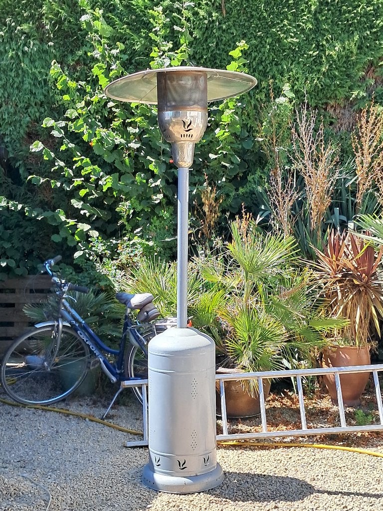 Terrasverwarmer op gas – slechts 1 keer gebruikt, Tuin en Terras, Terrasverwarmers, Ophalen, Zo goed als nieuw, Gas, Vloer