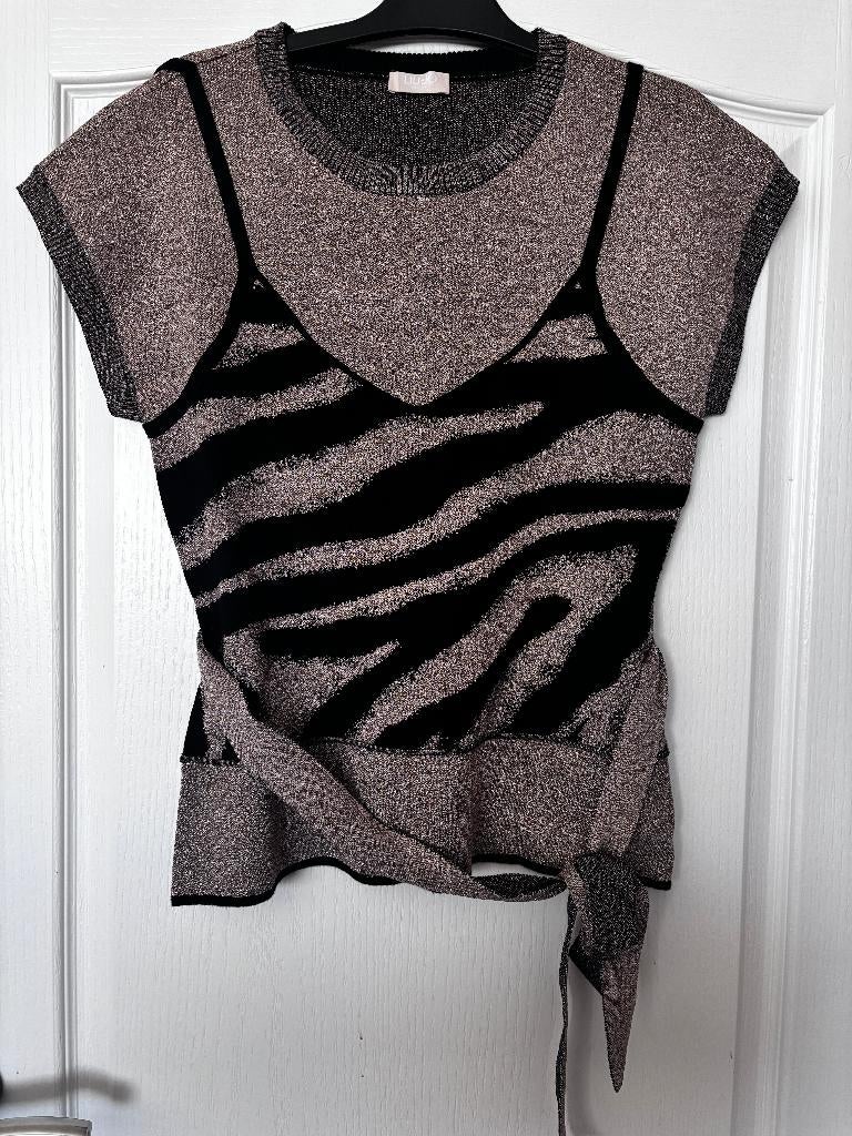 Liu-Jo Nieuw bloesje xl in Perfecte Nieuwe st zwart met goud, Kleding | Dames, Blouses en Tunieken, Liu Jo, Zwart, Maat 46/48 (XL) of groter