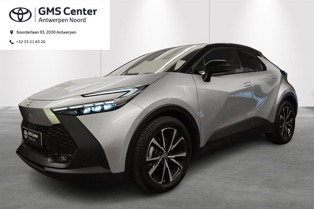 Toyota C-HR 1.8 Hybrid Dynamic Plus Bi-Tone E-CVT + Techno P, Autos, Argent ou Gris, Achat, 725 kg, Noir