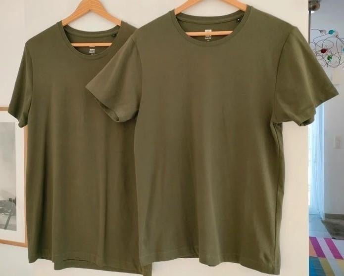 Twee heren T-shirts. Merk: WE. Medium prijs is voor 2 stuks!, Kleding | Heren, T-shirts, Maat 52/54 (L), WE, Ophalen of Verzenden