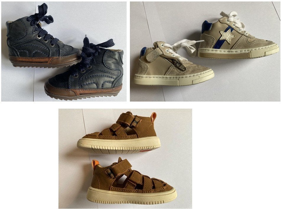 Set Eerste Loopschoentjes & Sandalen M19-20 - Topkwaliteit!, Kinderen en Baby's, Babykleding | Schoentjes en Sokjes, Zo goed als nieuw