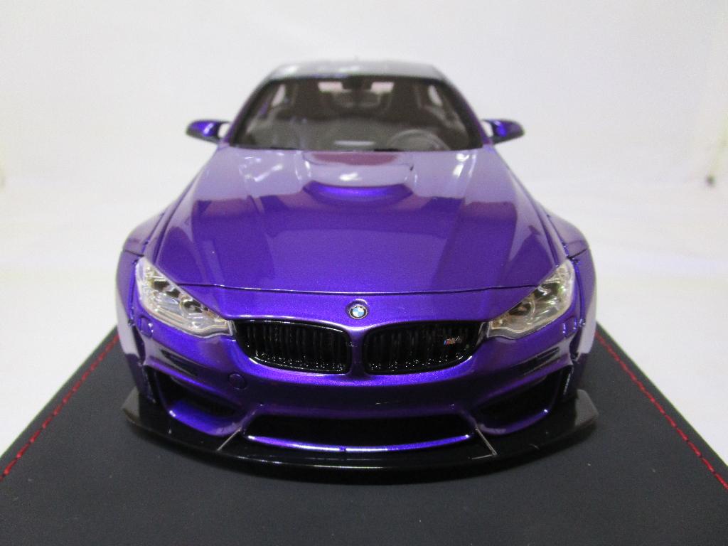 ab models 1:18 bmw m4 liberty walk, Enlèvement ou Envoi, Comme neuf, Voiture, Autres marques