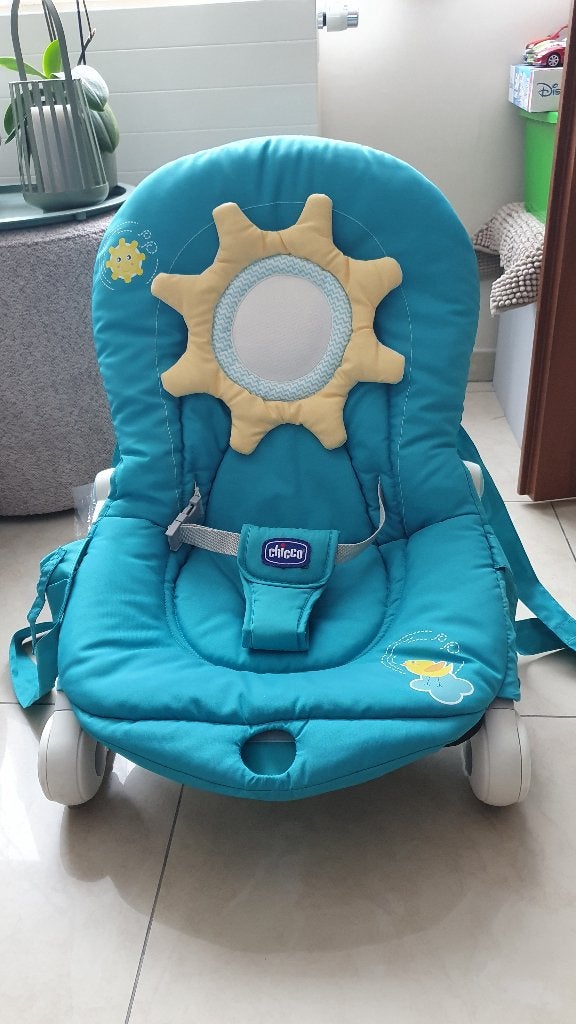Chicco Balloon Transat évolutif, Enfants & Bébés, Comme neuf, Avec ceinture(s), Chaise rebondissante, Enlèvement