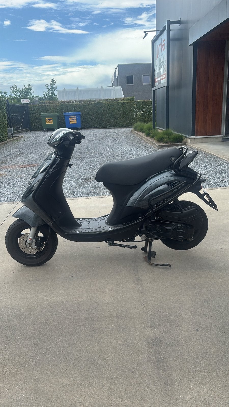 Piaggio Zip 50CC B klasse Carbon Fiber + sportuitlaat, Ophalen, Zip, Benzine, 50 cc
