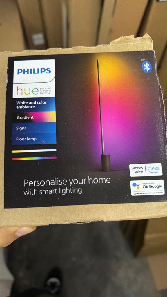 philips hue gradient signe vloerlamp zwart, Enlèvement ou Envoi, Comme neuf