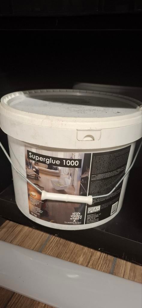 4x Superglue 1000 parketlijm 7,5kg – NIEUW – totaal 30kg, Doe-het-zelf en Bouw, Ophalen
