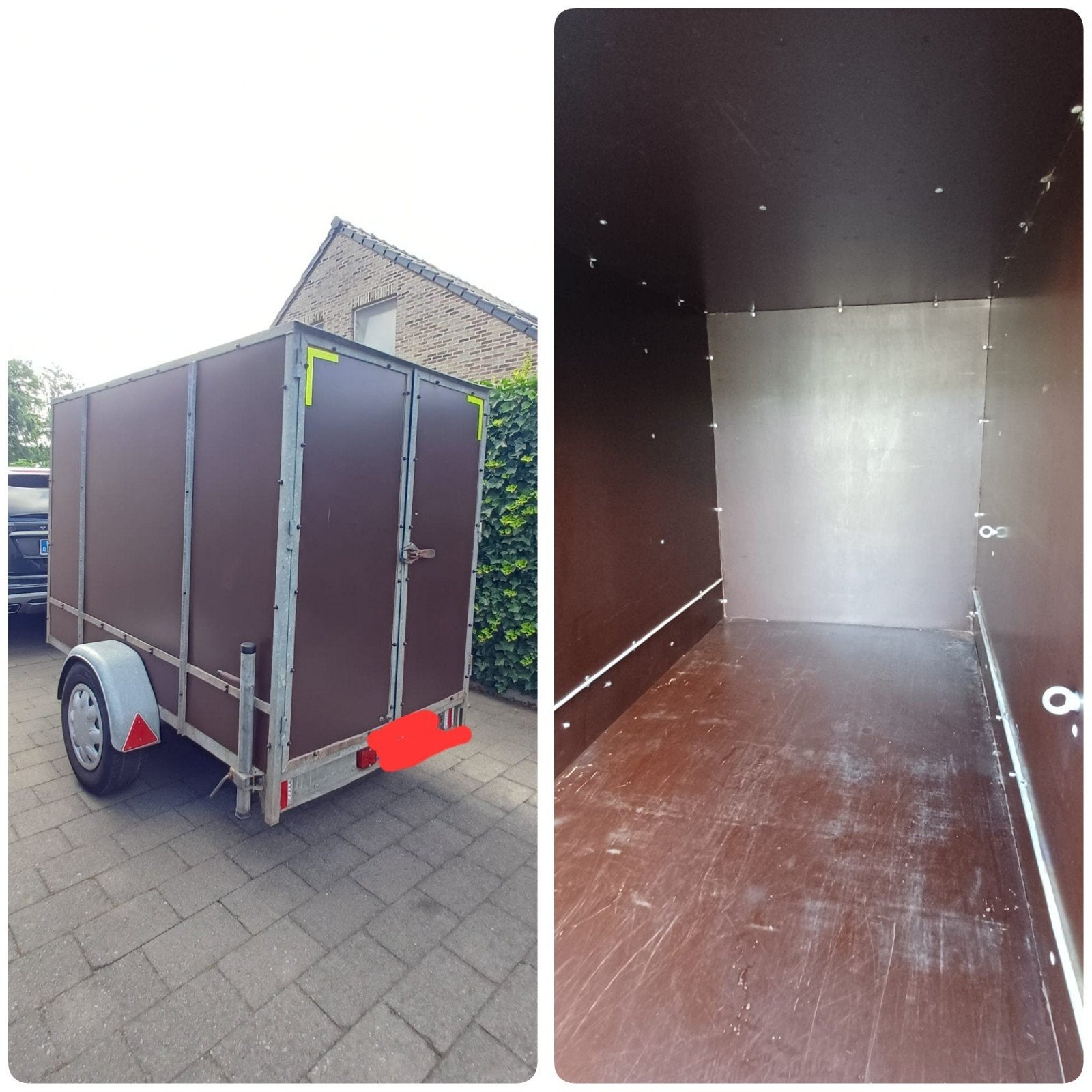 Super gesloten aanhangwagen (motor,bagage,....), Auto diversen, Aanhangers en Bagagewagens, Ophalen