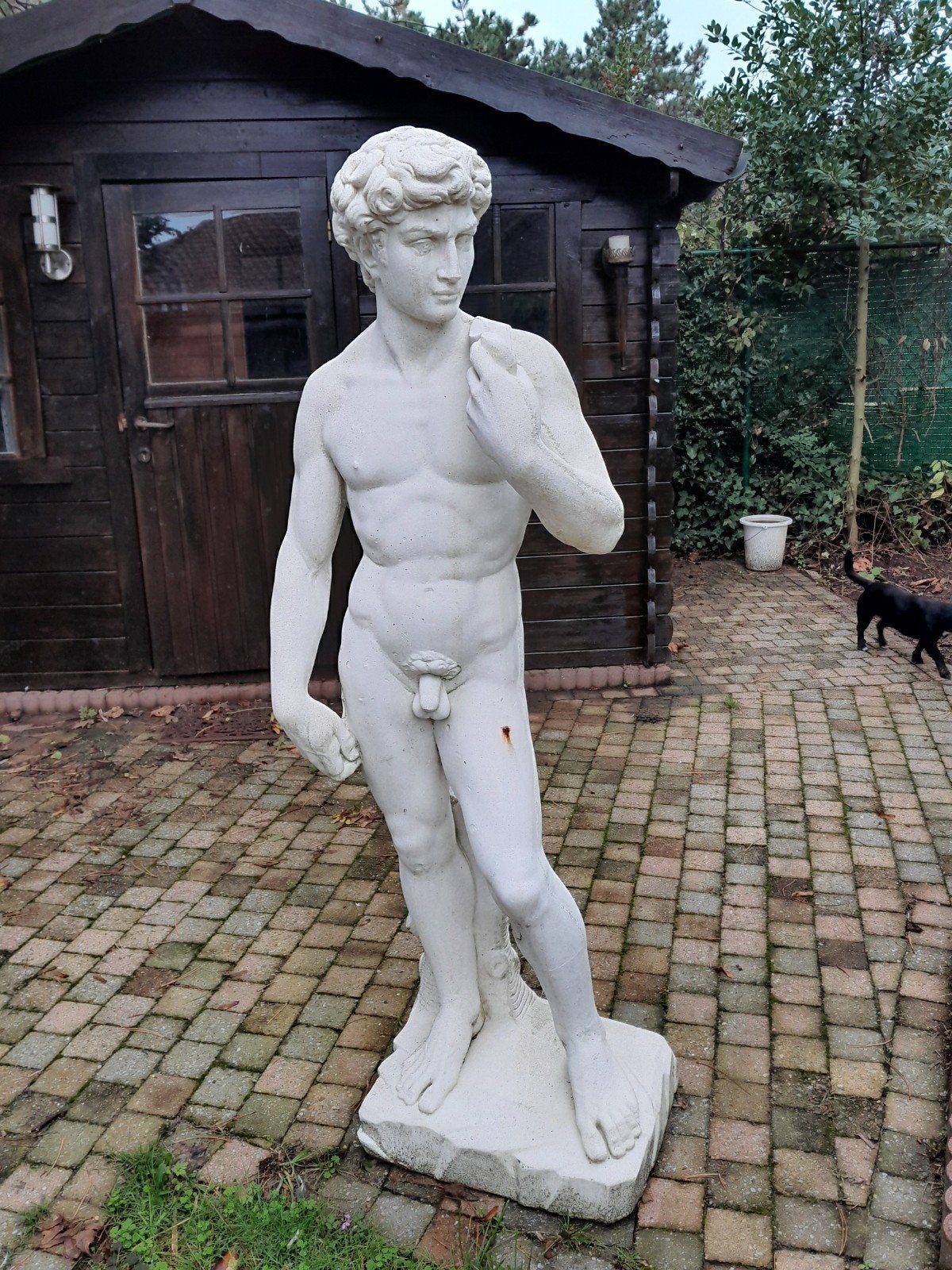 tuinbeeld, Ophalen, Beton