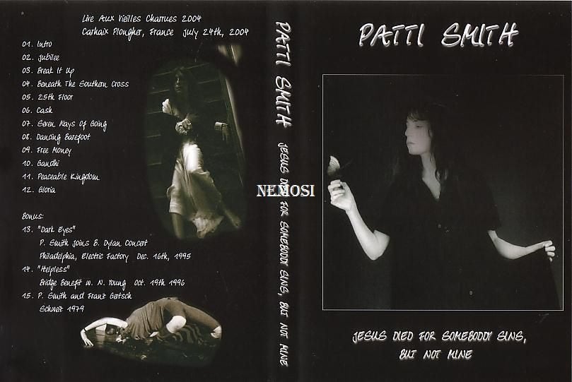 DVD - Patti SMITH - JESUS DIED FOR SOMEBODY SINS, Envoi, Neuf, dans son emballage, Concert