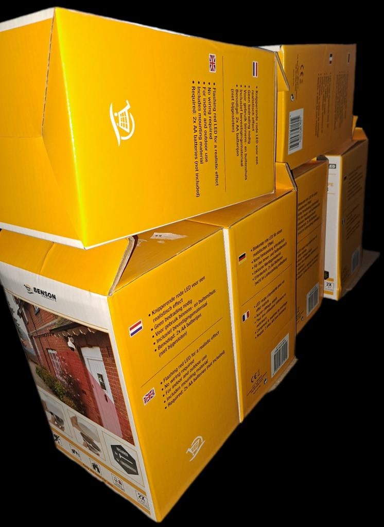 6x2 dummy beveiligingscamera, Verzenden, Nieuw