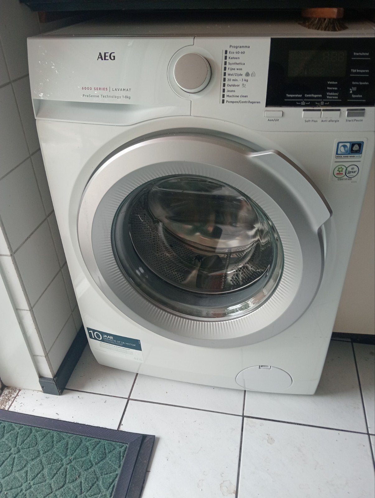 Wasmachine AEG 6000 series lavamat, Ophalen