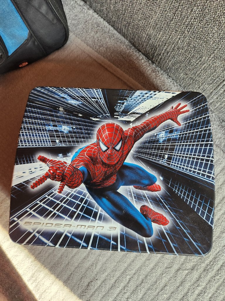 Grote blikken doos spiderman, Ophalen of Verzenden