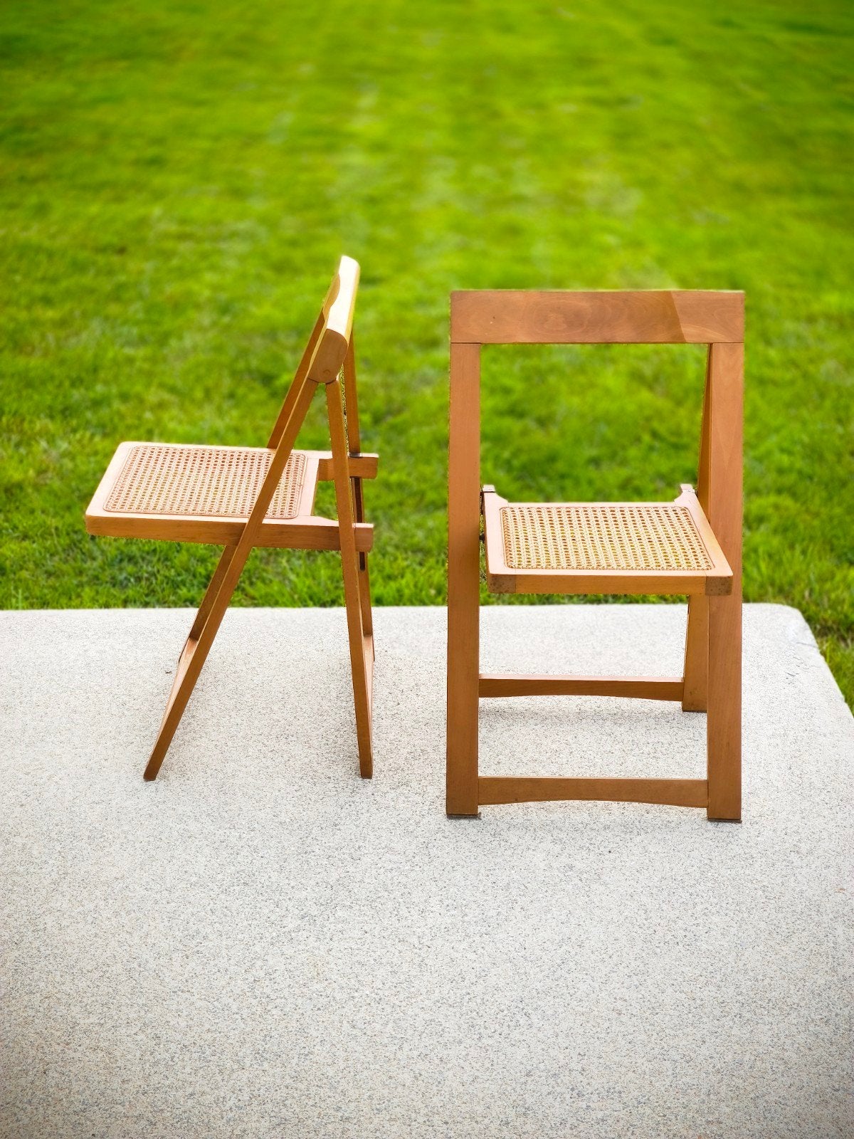 2 chaises pliante DLG Aldo Jacober, Italie année 1970s, Antiquités & Art, Enlèvement