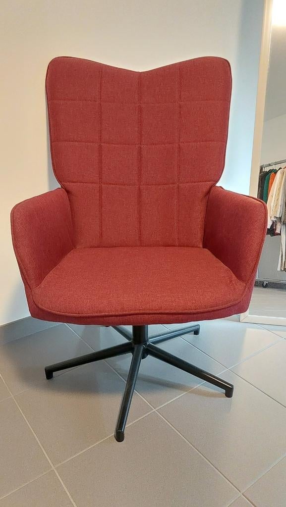 Fauteuil / bijzetzetel, Huis en Inrichting, Ophalen, Zo goed als nieuw, Stof