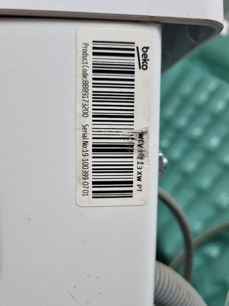 Beko wcv10713 wasmachine, Elektronische apparatuur, Wasmachines, 1200 tot 1600 toeren, Gebruikt, Minder dan 85 cm, 8 tot 10 kg