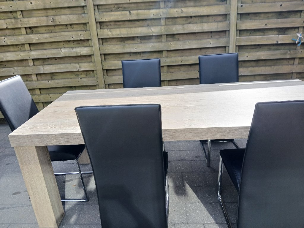 Stoelen, Maison & Meubles, Chaises, Enlèvement, Utilisé, Noir, Cinq, Six Chaises ou plus