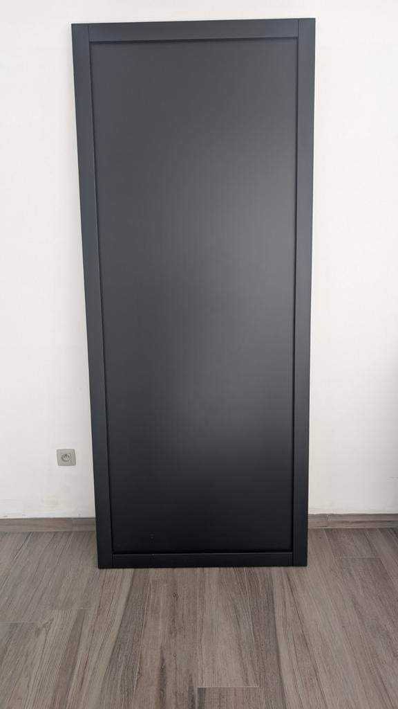 Zwarte deur paneel  steellook staallook stomp, Ophalen