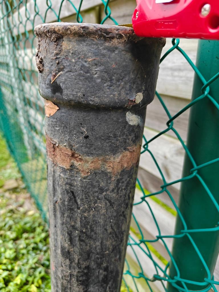 regenpijp regen afvoerbuis stootbuis voetbuis gietijzer, Ophalen, Gebruikt