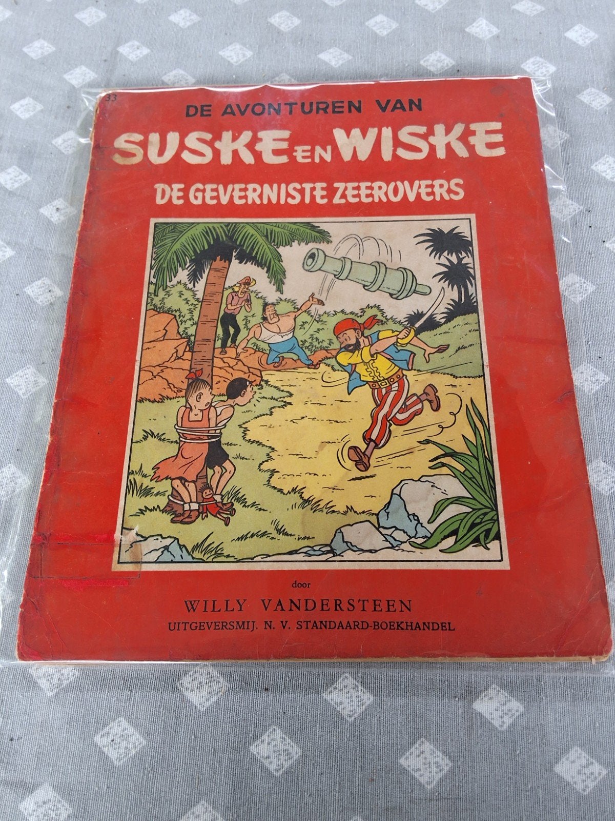Suske en Wiske - De geverniste zeerovers 1ste druk 1958, Enlèvement ou Envoi