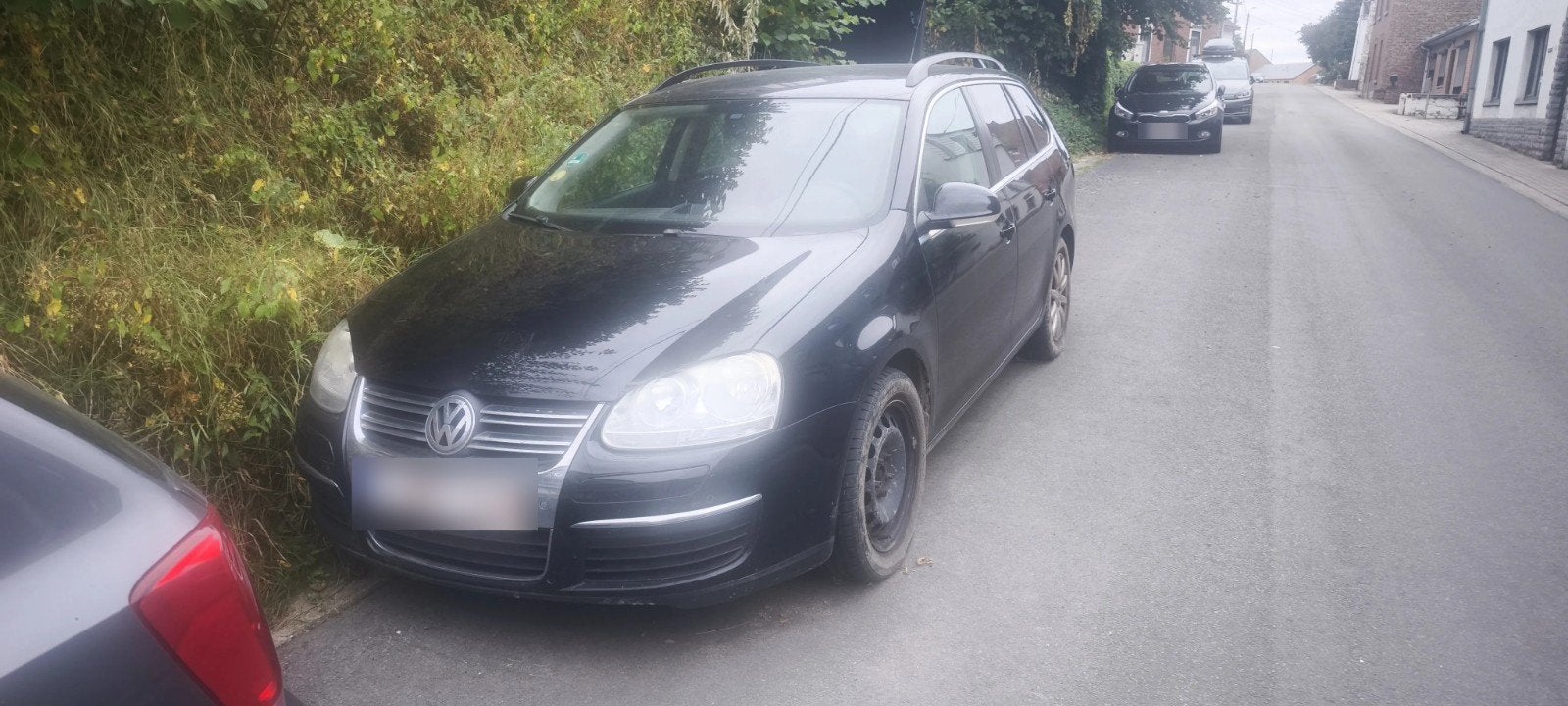 VW golf 5 1.9 tdi break, Stof, Zwart, Zwart, Dakrails