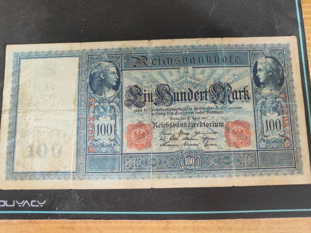 Billet 100 mark 1910, Enlèvement ou Envoi