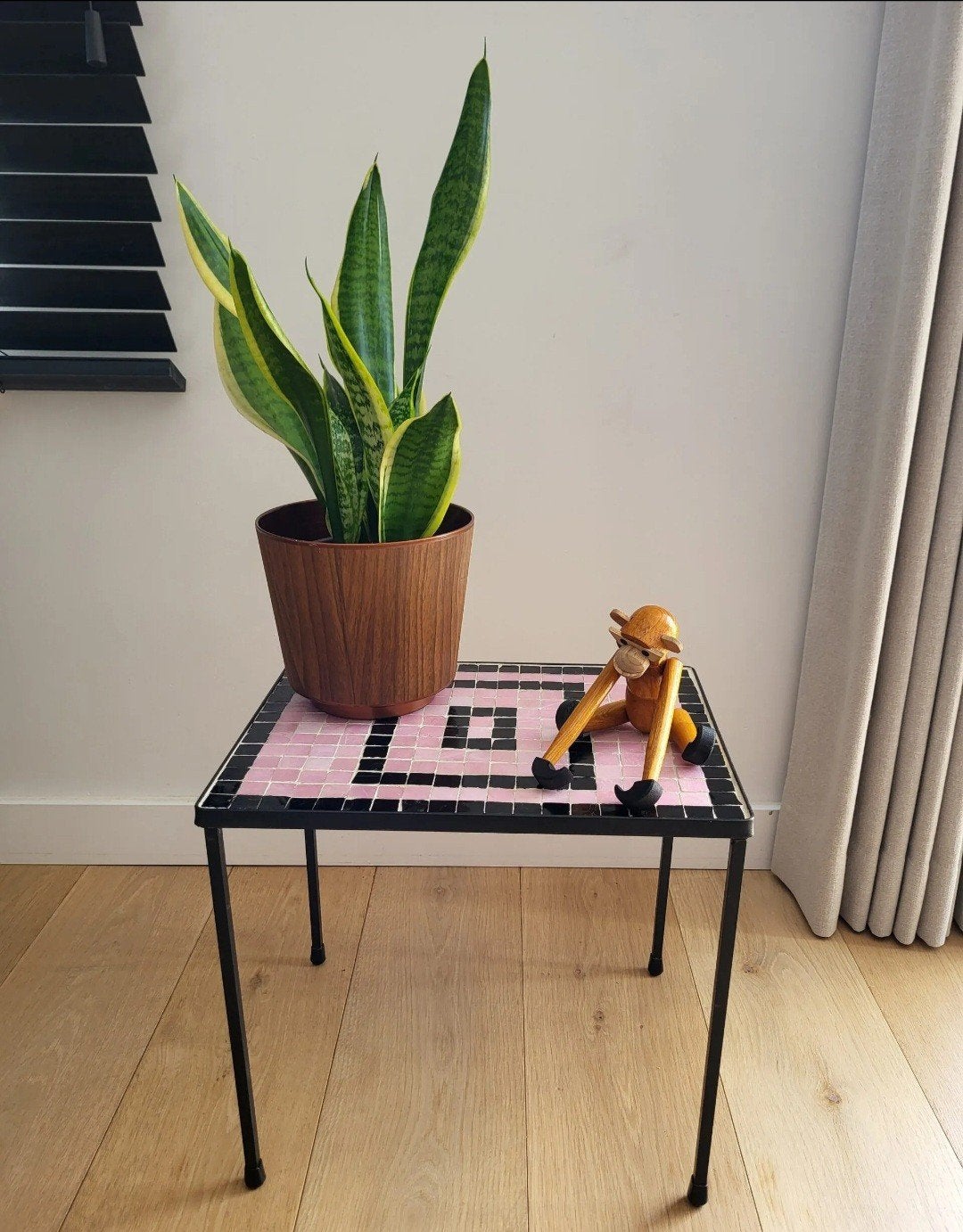 Table d'appoint vintage en mosaïque, Enlèvement