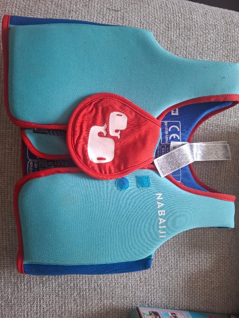 Zwemvest nabaiji, Sports nautiques & Bateaux, Vêtements nautiques, Enlèvement ou Envoi, Utilisé, Enfant, Nabaiji