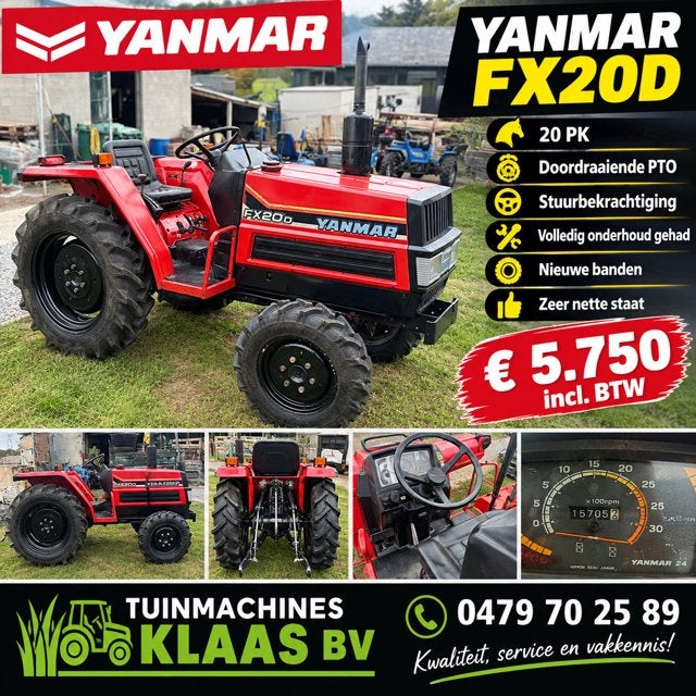 yanmar fx20 helemaal nagezien voor teelen groenten fruit, Ophalen