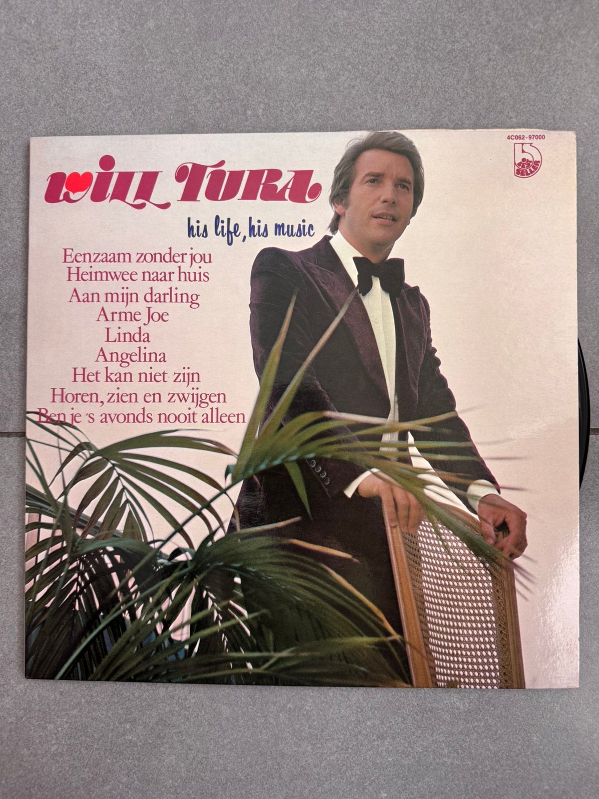 Bundel van 6 LP’s van Will Tura – vintage Vlaamse muziek, Ophalen, Gebruikt, Schlager, Dubbel-LP