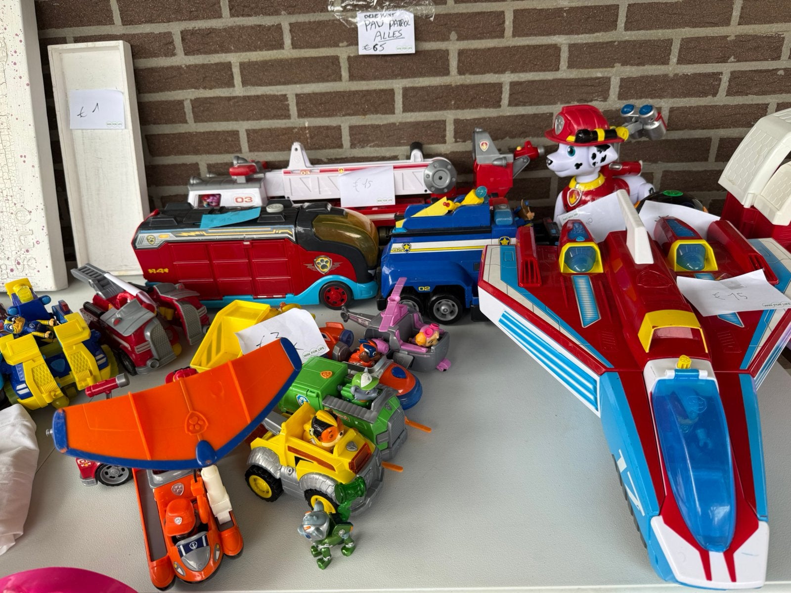 Paw Patrol, Ophalen, Gebruikt