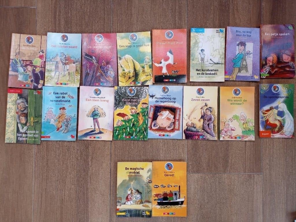 16 LEESLEEUWBOEKJES 3de lj & 2 LEESLEEUWBOEKJES 2de lj, Boeken, Ophalen of Verzenden, Zo goed als nieuw, Fictie algemeen