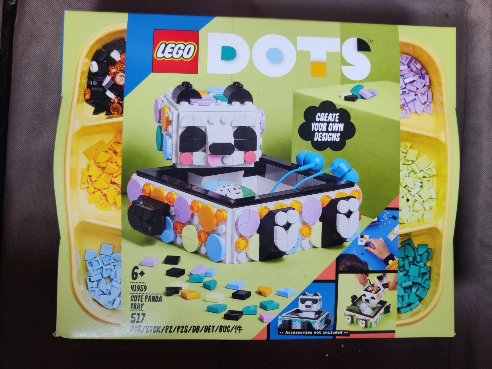 Lego Dots Panda Tray, Neuf, Lego, Ensemble complet, Complet