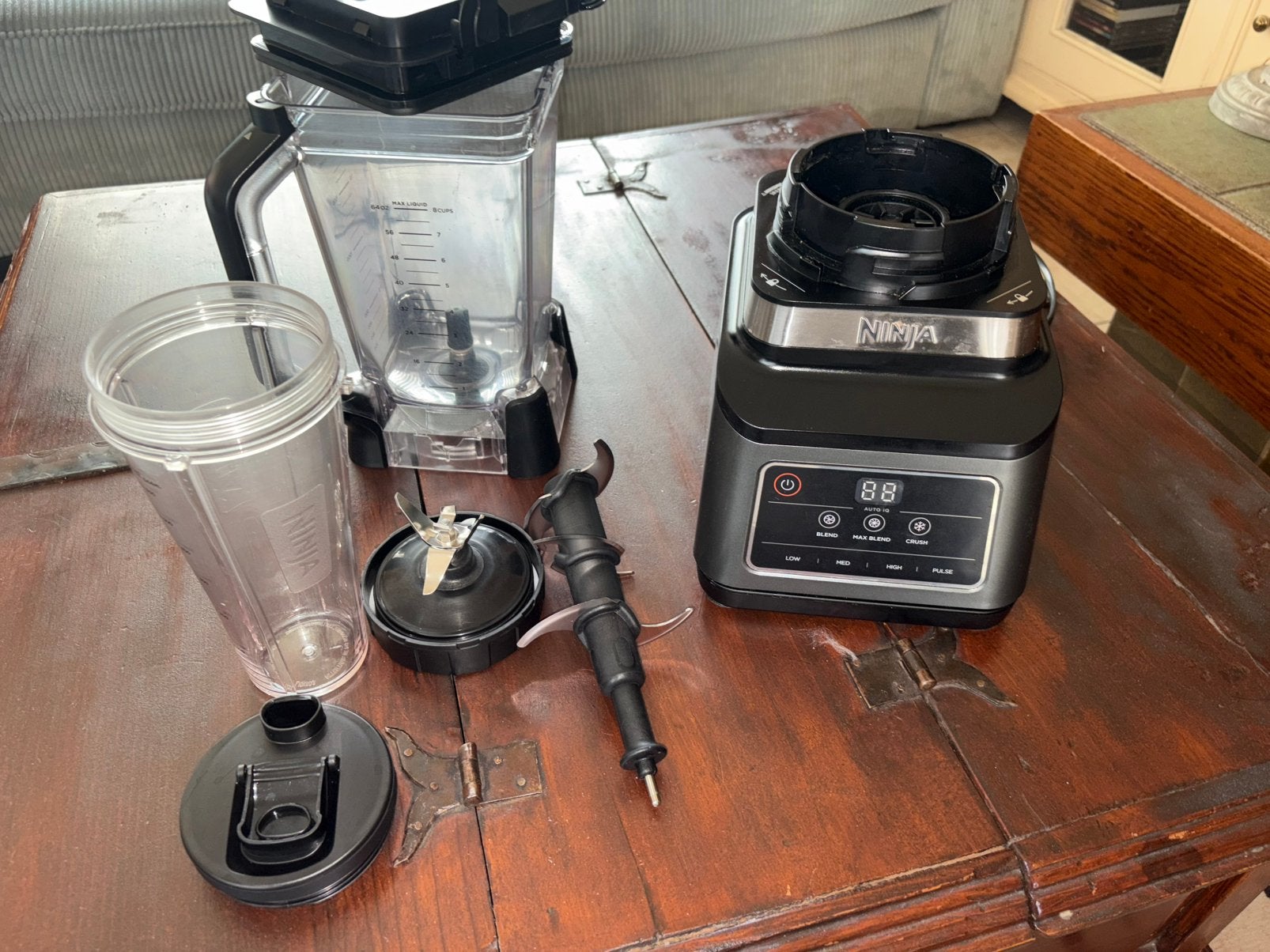 Ninja Foodi 2-in-1 Blender en Smoothie Maker met Auto-IQ, Ophalen, Zo goed als nieuw, Powerblender