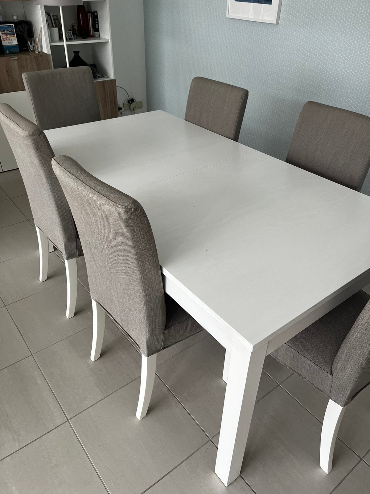 Salle à manger table - 6 chaises, Enlèvement, Comme neuf