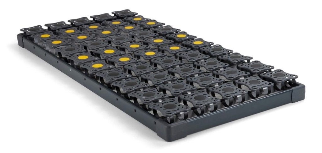 2 x Beter Bed bedbodems 100 x 200, Ophalen, 100 cm, Eenpersoons, Zwart